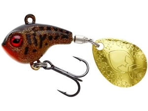 DropBite Spin Tail Jig 3.4cm 17g Motoroil Quappe