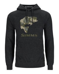 Simms Bass Fill Hoody Charcoal Heather S
