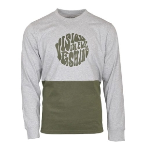 Vision Sweatshirt Since Langarm GRAU/OLIVE XL