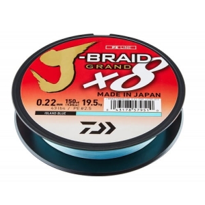 DAIWA J-BRAID GRAND X8 HELLGRAU 0,24 mm 135 m