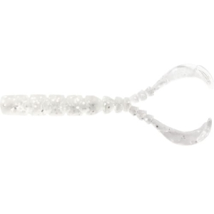 MUSTAD Aji Wurm Chiki-Chiki Clear Silver Glitter 4,3 cm 12 Stk.