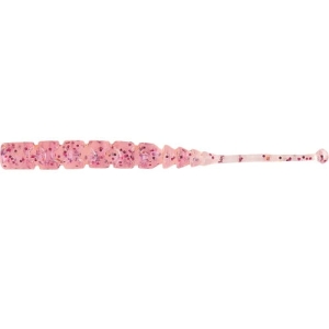 MUSTAD Aji Wurm Plu-Plu Rot Glitzer 5 cm 15 Stk.