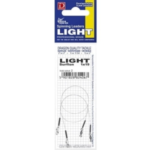 Dragon 1x19 Surflon Vorfach 8kg Light 15cm 2pcs.