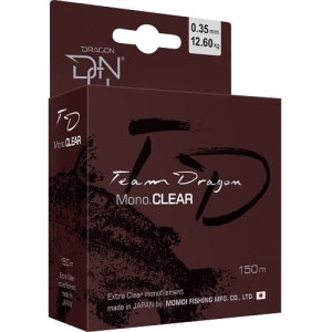 Monofile Angelschnur TEAM DRAGON 0.22mm 6.10kg 150m Clear