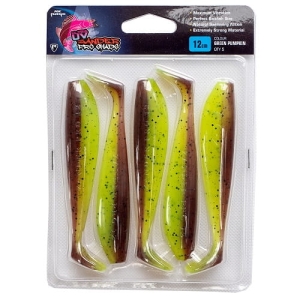 Fox Rage Zander Pro Ultra UV 7.5cm/3" UV GREEN PUMPKIN 5Stk.