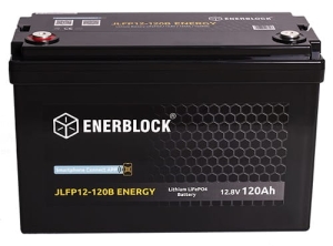 Akku ENERBLOCK JLFP LITHIUM 12,8V 120AH