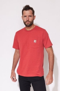 T-shirt Carhartt Heavyweight K87 Chili Pepper M