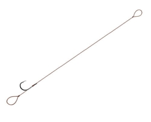 Vorfach Delphin FLR Loop 8cm 0,22mm #8 6Stk