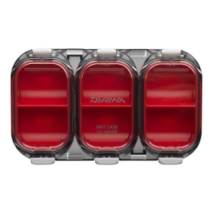 Kleinteilebox Daiwa Box Wp 6 Fächer 11x6,5x1,8cm Red Smoke