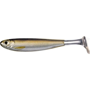 LiveTarget SlowRoll Shiner Silver/Brown 7.5cm 4Stk