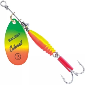 Spinner Balzer Colonel Fluo Rot/Gelb 3g