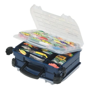 Kiste PLANO DBL COVER 2 SIDED BLUE / CLEAR