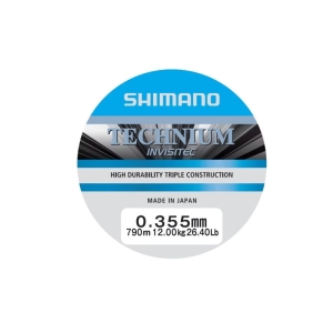 Technium Invisitec 790m 0,355m 12kg Graue monofile Schnur