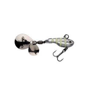 Berkley Pulse Spintail 21 g Glow Silver Zebra