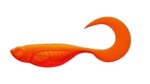 Libra Lures Embryo Twist 2.5 011 Hot Orange 10pcs