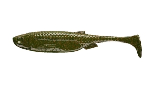 Libra Lures Kraken Shad 3 032 Motor Oil Grün 8pcs