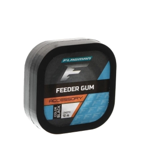Flagman Feeder Gum Schwarz 10m - 1.00mm Stoßdämpfer