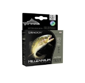 DRAGON Millennium monofile Forellenschnur 150m 0,250 7,04kg