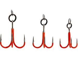 Rigged Seatrout Treble Hooks #6 4pcs UV oder