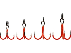 Rigged Trout Treble Hooks #12 4pcs UV oder