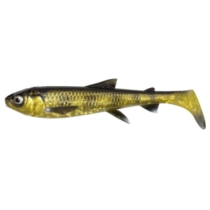 SG 3D Whitefish Shad 12cm 14g Schwarz Gold Glitter 3