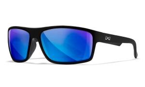 Wiley X PEAK Capt Pol Blau Mirror Grau Matt Schwarz