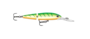 RAPALA Jointed Deep Husky Jerk 12 cm Green Tiger UV