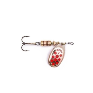 Mepps AGLIA DECOREES Kupfer/Rot gepunktet 5/13g
