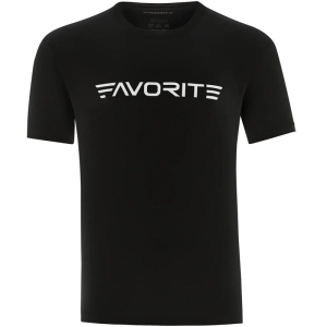 Favorite T-Shirt White Logo Black L
