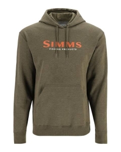 Sweatshirt Simms Logo Hoody Military Heather M