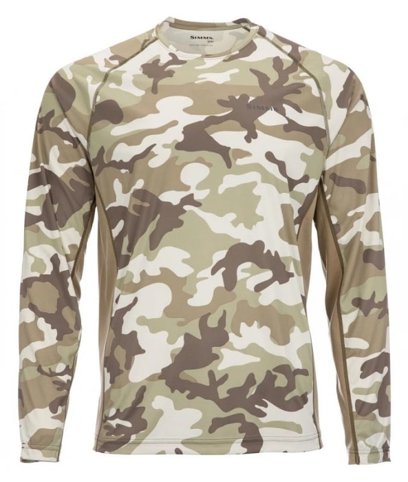 Simms Sflex Crewneck Woodland Camo Sandbar XXL.jpg