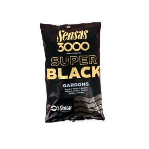 Sensas 3000 Super Black Gardons Köder 1 kg