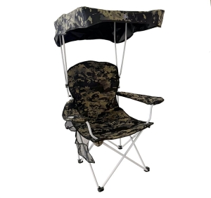 Angelstuhl mit Dach Kraken Canopy Camo 120 kg