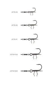 SG Dozbrojka Spinning T Stinger #1/0 2 Stück