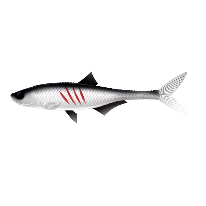 Libra Lures DEAD FISH 6,7'' 16,7cm  001 WHITE 2szt.jpg