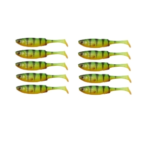 SET 10 Stück Savage Gear Craft Shad 8,8 cm 4,6 g Firetiger