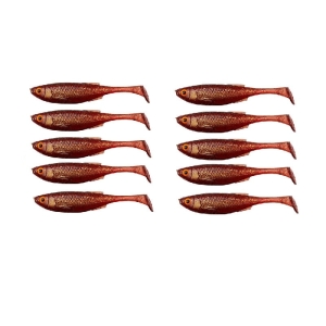 SET 10 Stück Savage Gear Craft Shad 10 cm 6 g Motor Oil