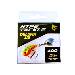 Hype Tackle Tail Spin Jig Hot Perch 10g