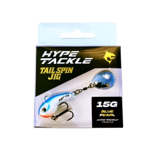 Hype Tackle Tail Spin Jig Blue Pearl 15g