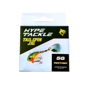 Hype Tackle Tail Spin Jig Fire Tiger 5g