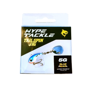 Hype Tackle Tail Spin Jig Blue Pearl 5g