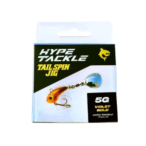 Hype Tackle Tail Spin Jig  Violet Gold 5g