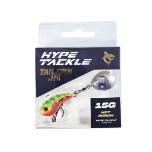 Hype Tackle Tail Spin Jig  Hot Perch 15g