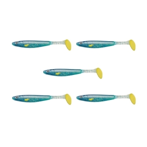 Gummifische im Großpack – Berkley Sick Smash Set 23 cm Yellowfin, 5 Stück