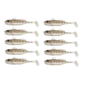 Gummifische im Großpack – Set Berkley Pulse Realistic Goby 7 cm Salt & Pepper 10 Stk.