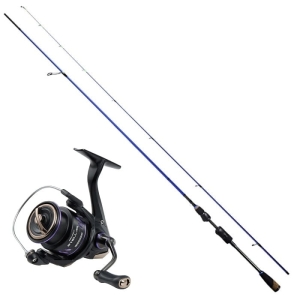Set Hype Tackle H2 UL 1,85 m bis 3,5 g 2-teilig + Rolle Select Stellar 1500S