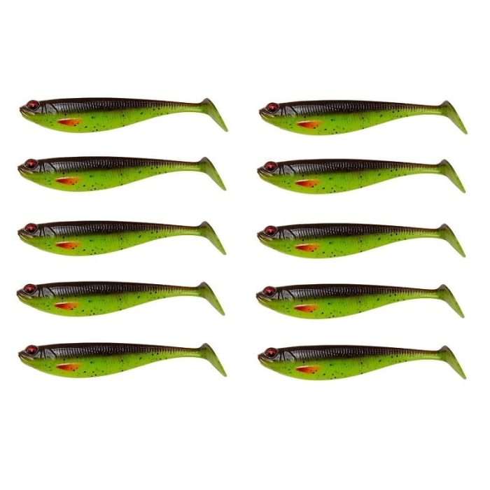 Gumy Hurtem Zestaw Dam Shadster 12cm 16.8g Motoroil Chartreuse 10szt.jpg