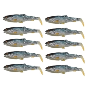 Gummifische im Großpack – SET 10 Stk. SG Craft Cannibal PT 6,5 cm Rotauge