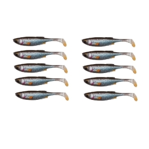Gummifische im Großpack – SET 10 Stk. Savage Gear Craft Shad 8,8 cm 4,6 g Rotauge