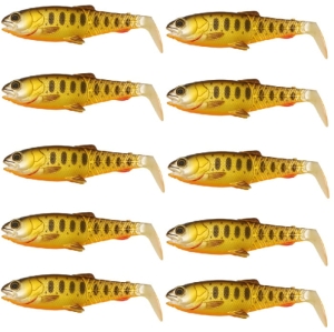 Gummifische im Großpack – SET 10 Stk. SG Craft Cannibal PT 8,5 cm Dirty Roach